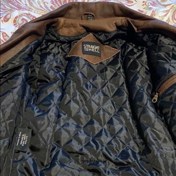 Straight to hell Commando Leather Jacket - Picture 2 of 3